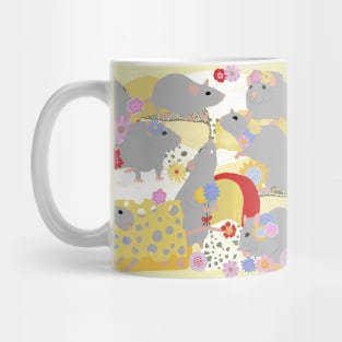 Rats at a Cheese Party Mug